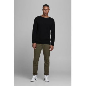 Pulover cu maneci raglan Hill - Negru