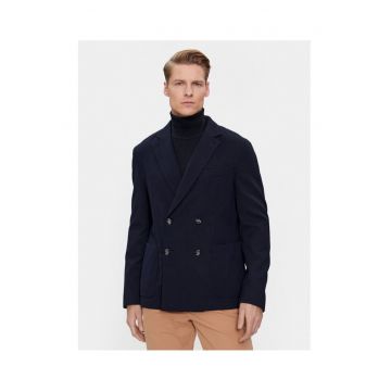 Sacou barbati  albastru - lana - poliamida -