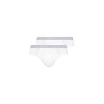 Set 2 slipuri barbati -  302347049 - Bumbac - Alb