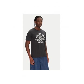 Tricou barbati  112362790 - Bumbac - Negru
