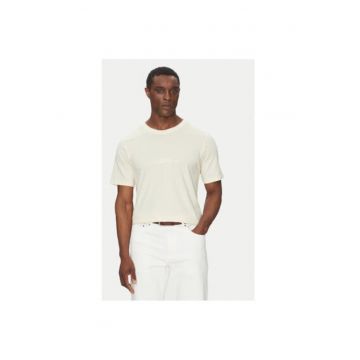 Tricou barbati  12273163 - Bumbac - Ecru
