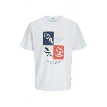 Tricou barbati  12277220 - Bumbac - Alb