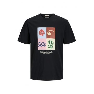 Tricou barbati  12277220 - Bumbac - Negru