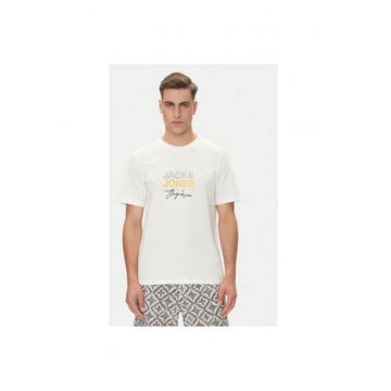 Tricou barbati  12281809 - Bumbac - XS INTL - Alb
