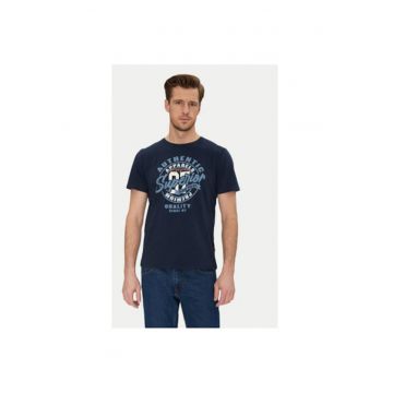 Tricou barbati  20717758 - Bumbac - Bleumarin