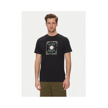 Tricou barbati  20718311 - Bumbac - Negru - Negru