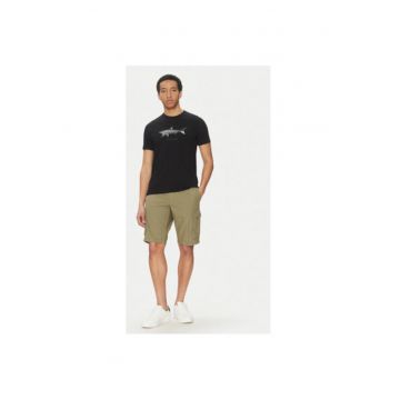 Tricou barbati  25411071 - Bumbac - Negru