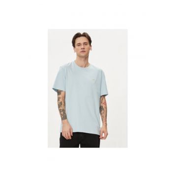 Tricou barbati -  303594107 - Bumbac - Albastru