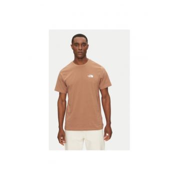 Tricou barbati -  304916588 - Bumbac/Poliester - Maro