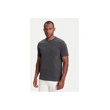 Tricou barbati  36JGU105U - Bumbac - XS INTL - Gri