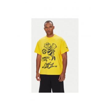 Tricou barbati  631696 - Bumbac/Bumac reciclat - Galben