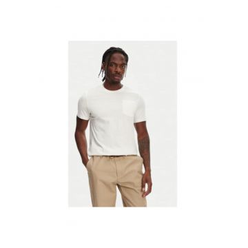 Tricou barbati  64131EW - Bumbac - Ecru