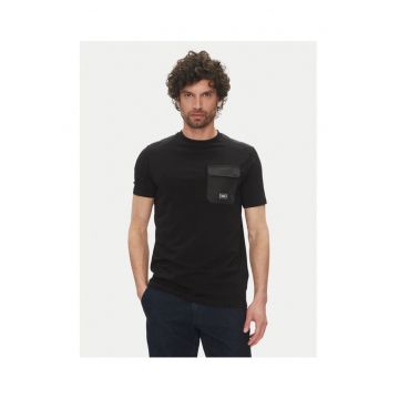 Tricou barbati  755037 552221 - Bumbac organic - Negru - Negru
