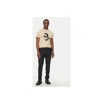Tricou barbati  755067 552241 - Bumbac - Bej
