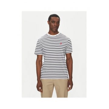 Tricou barbati  DT1743M-BESY20 - Bumbac organic - Bleumarin - Bleumarin