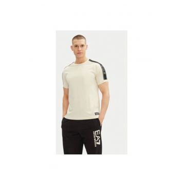 Tricou barbati Ea7 Emporio Armani - 7M000138 AF10375 - Bumbac - 3XL INTL - Ecru