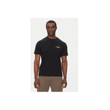 Tricou barbati  EBYZT00294-BLK - Bumbac - Negru