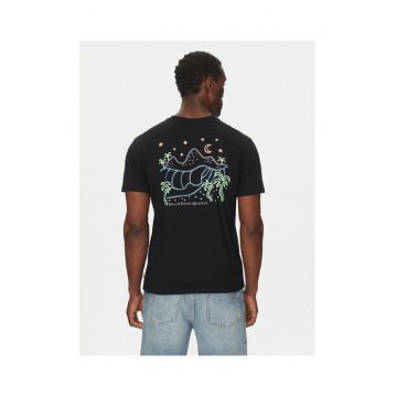 Tricou barbati  EBYZT00296-BLK - Bumbac - Negru - Negru