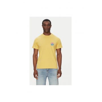Tricou barbati  EBYZT00306-YHV0 - Bumbac - Galben