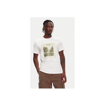 Tricou barbati  HARM0033251 - Bumbac - Alb