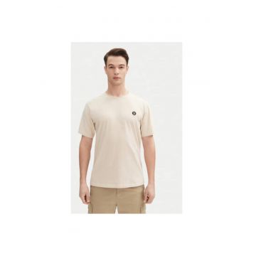 Tricou barbati  INCARLSIN 41-121 - Bumbac - Bej