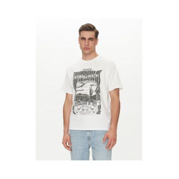 Tricou barbati Levi S - 87373-0226 - Bumbac - Alb - Alb