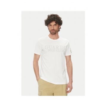 Tricou barbati  MARG31 JS206 - Bumbac - Alb - Alb