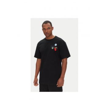 Tricou barbati SHZ21993011 - Bumbac - Negru Tricou barbati SHZ21993011 - Bumbac - Negru
