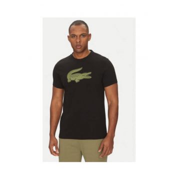 Tricou barbati -  TH2042 I6Z - negru/kaki - 65% bumbac - 35% poliester