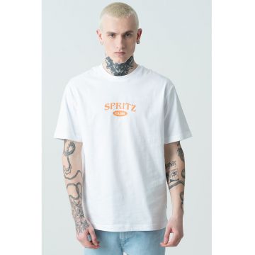 Tricou de bumbac organic cu model grafic Tricou de bumbac organic cu model grafic