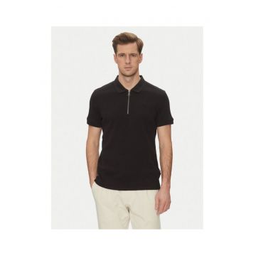 Tricou Polo barbati  10019351 30045674 - Bumbac/Nylon - Negru - Negru