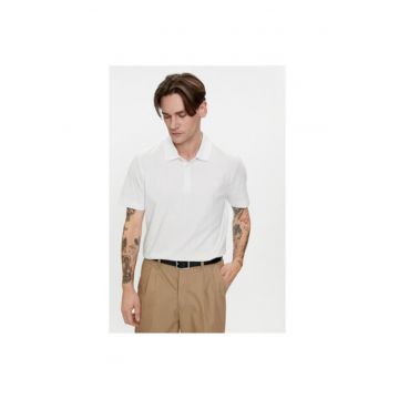 Tricou polo barbati  10044 5190 - Bumbac - Alb