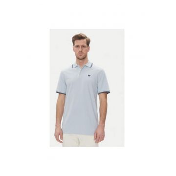 Tricou polo barbati  112362830 - Bumbac - Albastru deschis