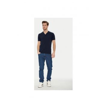 Tricou Polo barbati  20718362 - Bumbac/Lyocell - Bleumarin