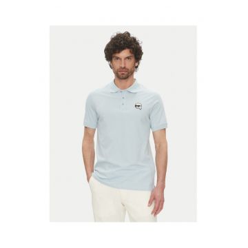 Tricou polo barbati  745710 552224 - Bumbac organic - Albastru deschis - Albastru deschis