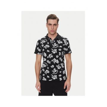 Tricou polo barbati  A2M46036 - Bumbac - Negru - Negru