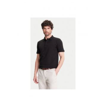 Tricou polo barbati  C5 21354.2110 - Bumbac - Negru