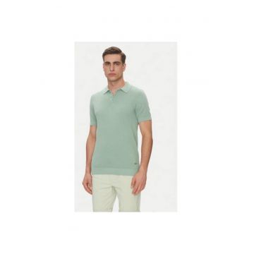 Tricou Polo barbati  INVORM 30-485 - Bumbac/Poliester - Verde
