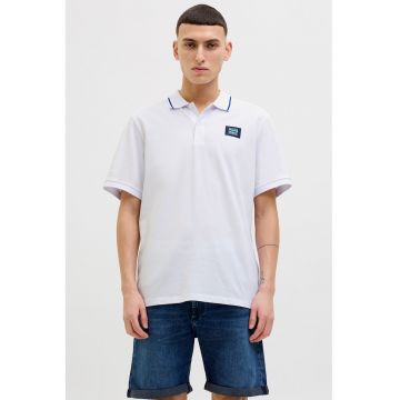 Tricou polo de bumbac cu logo