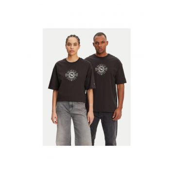 Tricou Unisex  630092 - Bumbac/Bumac reciclat - Negru