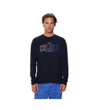Bluza barbati -  100% bumbac - bleumarin