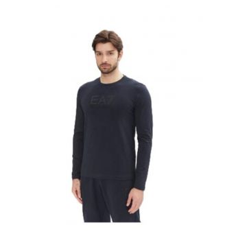 Bluza barbati -  bumbac/elastan - bleumarin