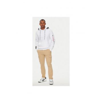 Hanorc barbati  126803 - Bumbac/Poliester - 2XL INTL - Alb