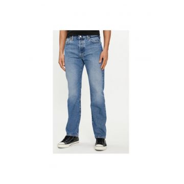 Pantaloni barbati  00501-3504 - Bumbac - Albastru