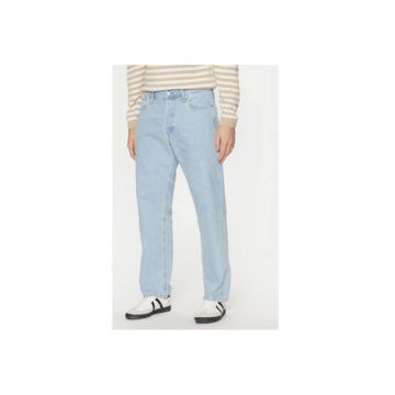 Pantaloni barbati  12252646 - Bumbac - W33-L30 US - Albastru