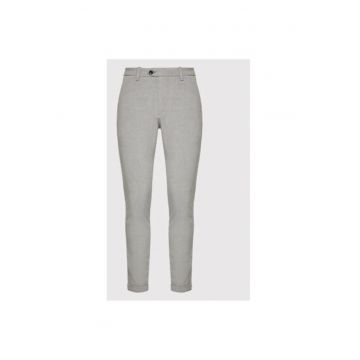 Pantaloni barbati -  208743013 - Poliester/Viscoza - Gri