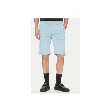 Pantaloni scurti barbati  265812 552829 - Bumbac/Elastan - Albastru deschis