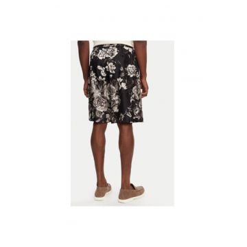Pantaloni scurti barbati Dolce Gabbana - GV37AT IS1VS - Matase - 50 EU - Negru