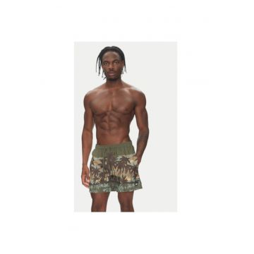 Pantaloni scurti de baie barbati  EQYJV04121 - Poliester - Verde