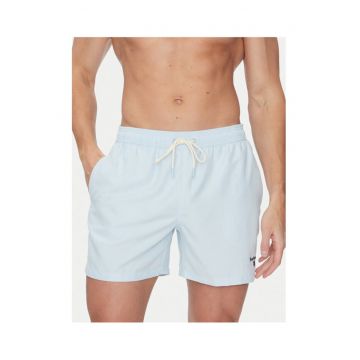 Pantaloni scurti de baie barbati  MSW0064BU61 - Poliester - Albastru deschis - Albastru deschis